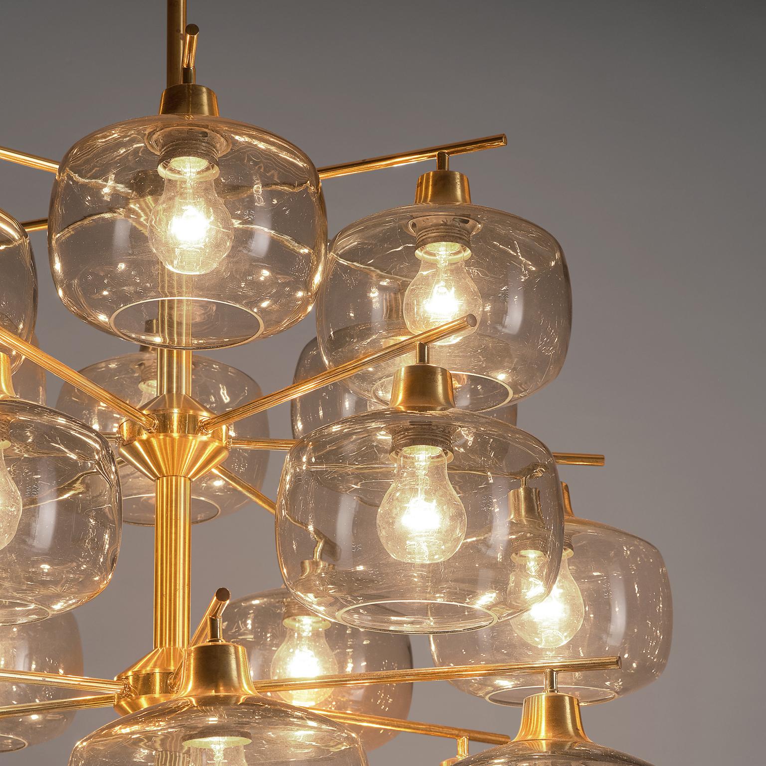Pair of Swedish Chandeliers by Holger Johansson, 1952 1