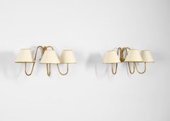 Paire d'appliques "Bouquet" à 3 branches