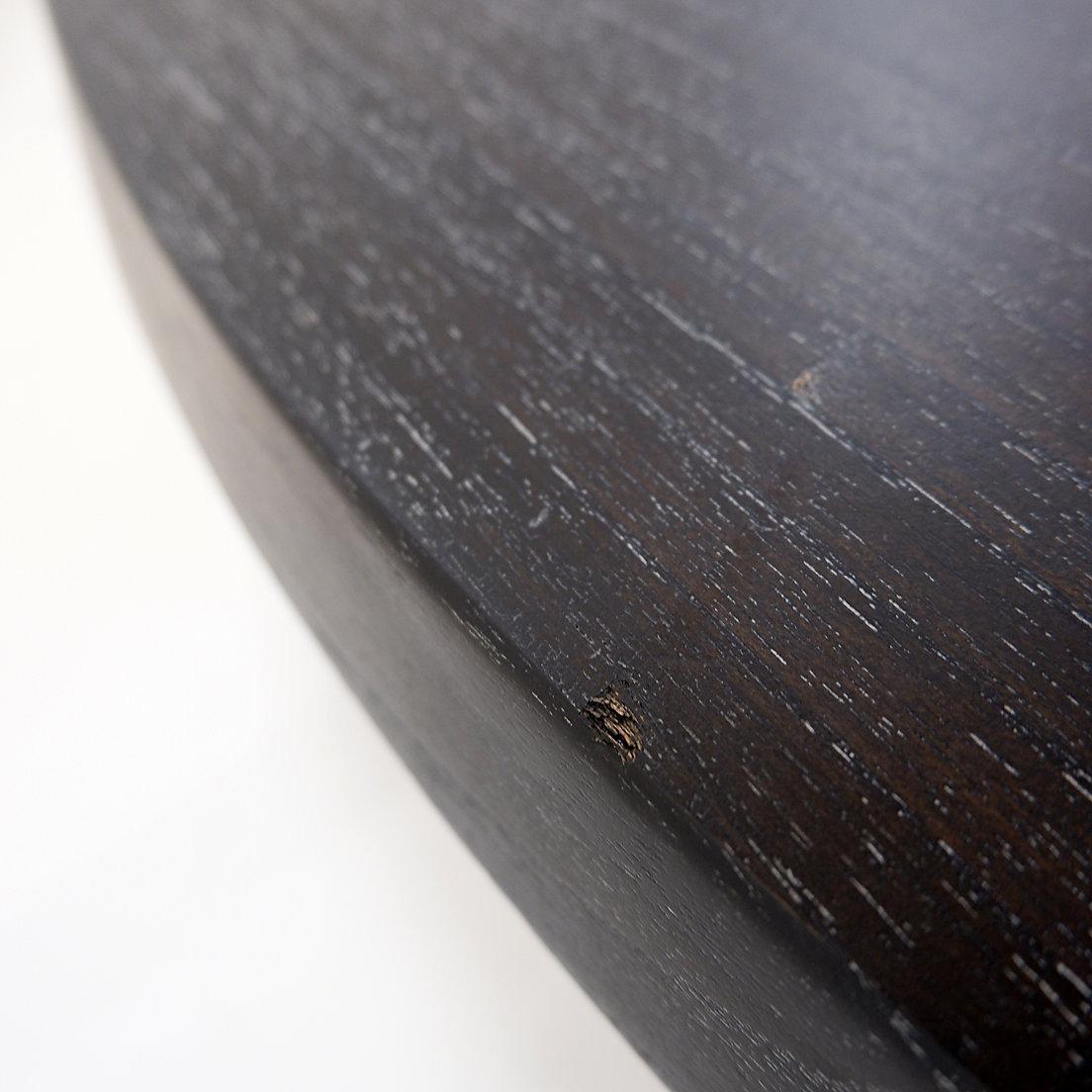 Pair of 3-legged side tables - in the style of Pierre Chapo in vendita 4