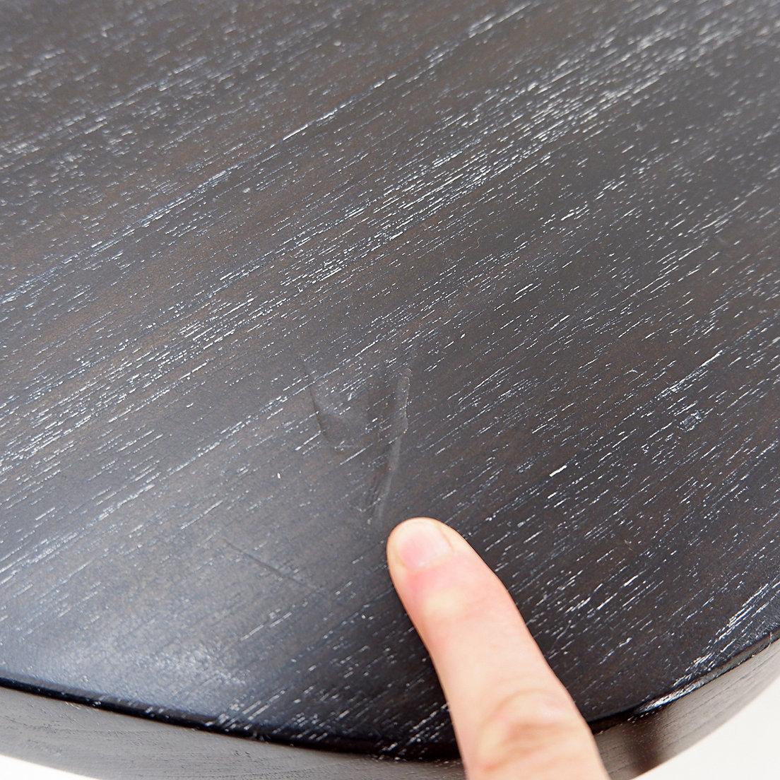 Pair of 3-legged side tables - in the style of Pierre Chapo in vendita 3