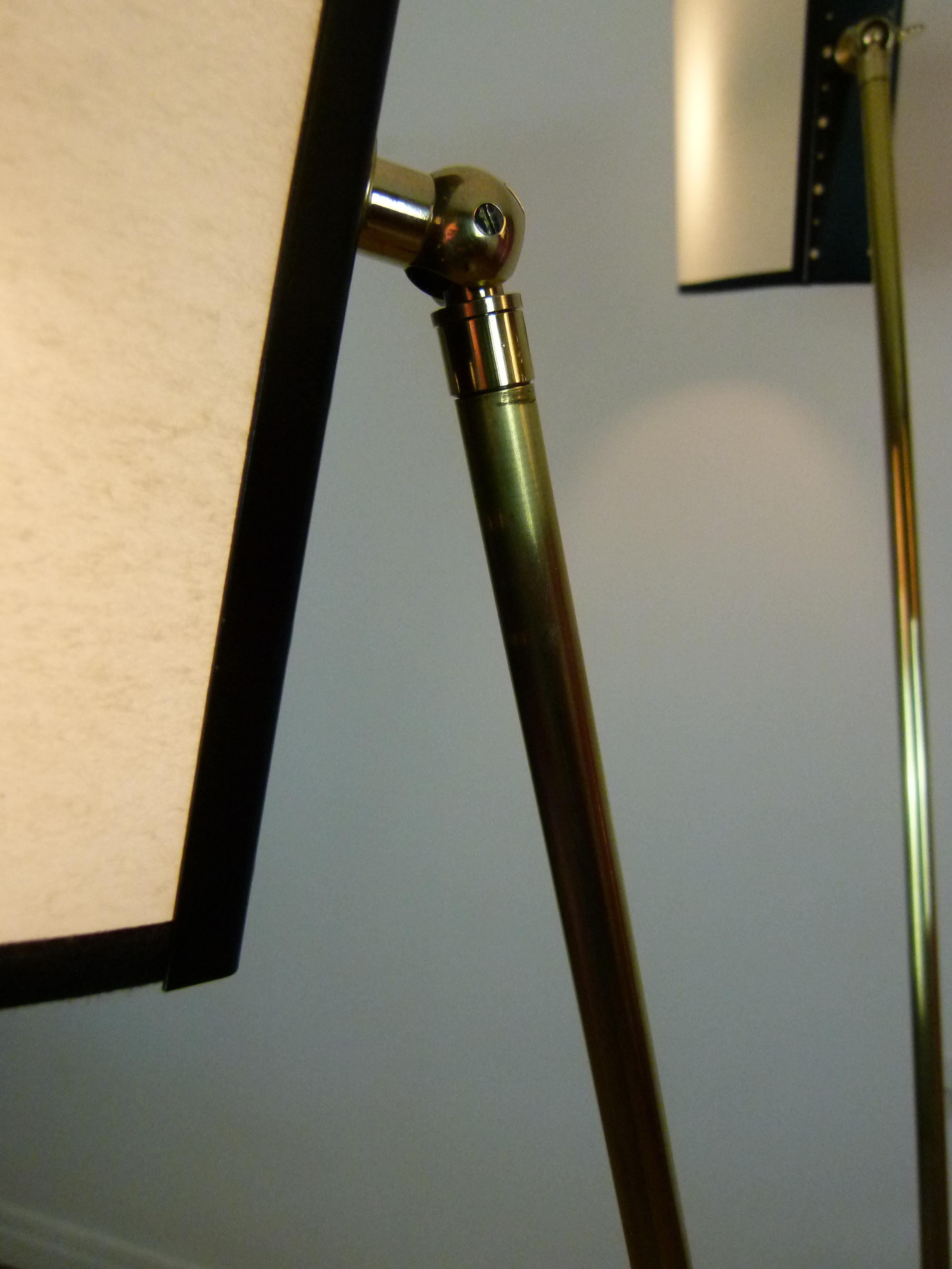 Pair of 3-Light Floor Lamps by Maison Lunel 13