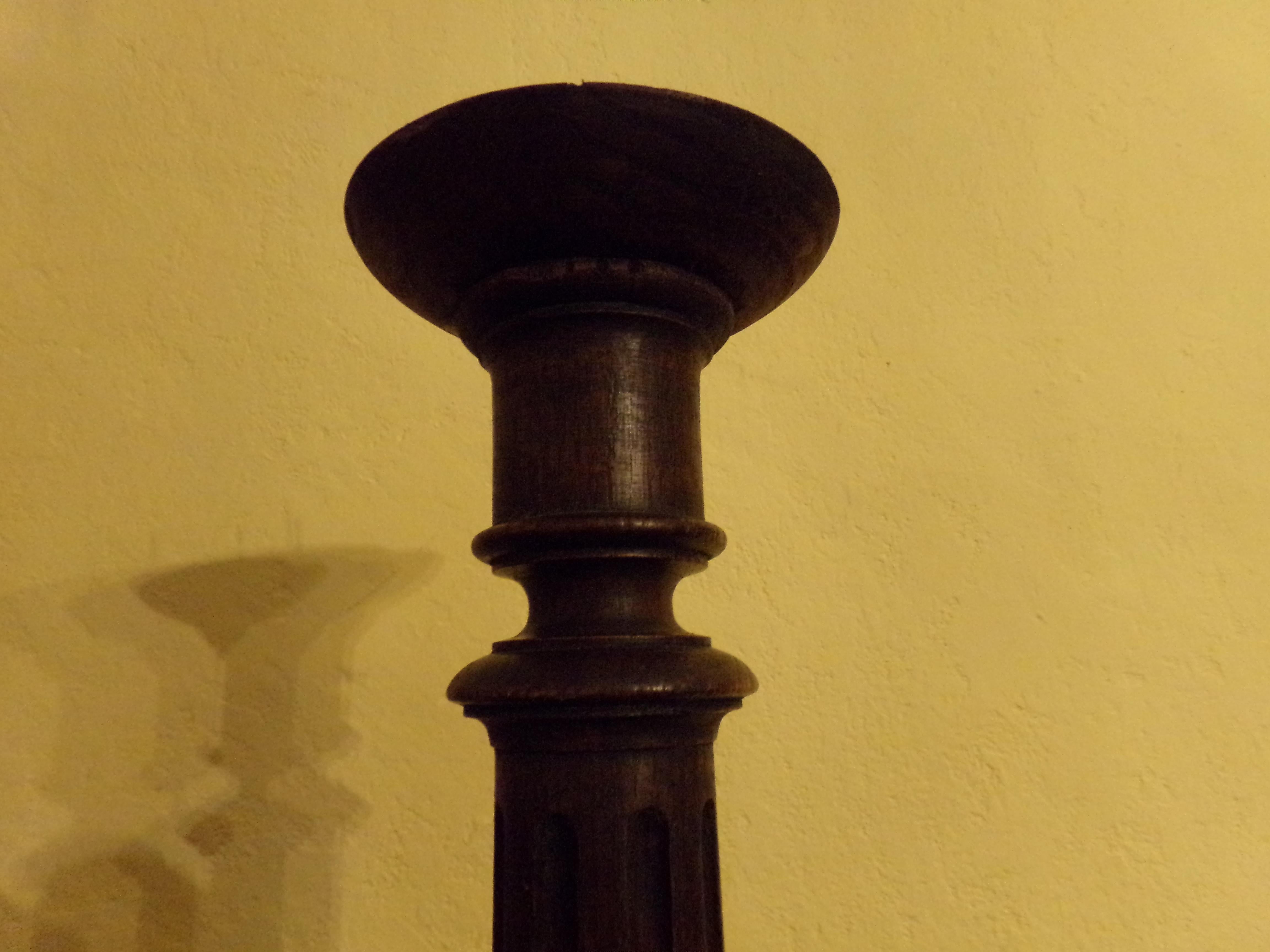 Louis XVI Pair of Candlesticks or Torchiers, circa 1890 For Sale