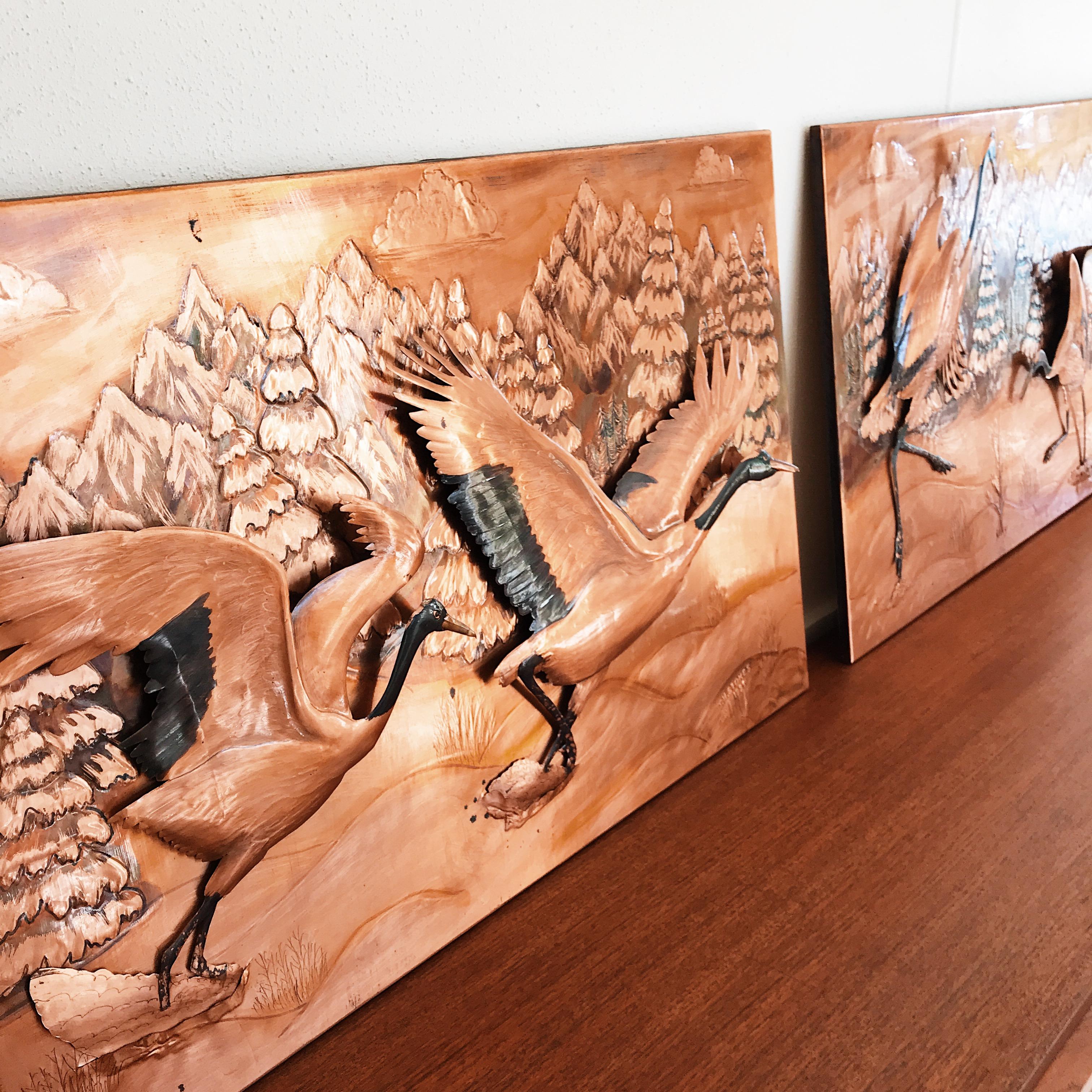 Pair of 3d Copper Art Waterbird Works by Outsider Australian Artist J.H. Stokes For Sale 1