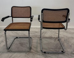 Coppia di 4 Sedie B64 di Marcel Breuer Design, di Gavina, circa 1960