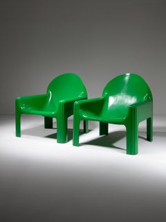 Paar "4794" Sessel von Gae Aulenti für Kartell, Italien, 1972
