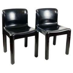 Pair of 4875 chairs, design by Carlo Bartoli for Kartell, 1974.