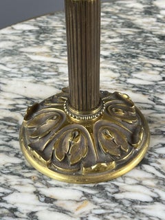 Pair Of 5-light Gilt Bronze Candelabra In The Louis XVI Style, 20th Century