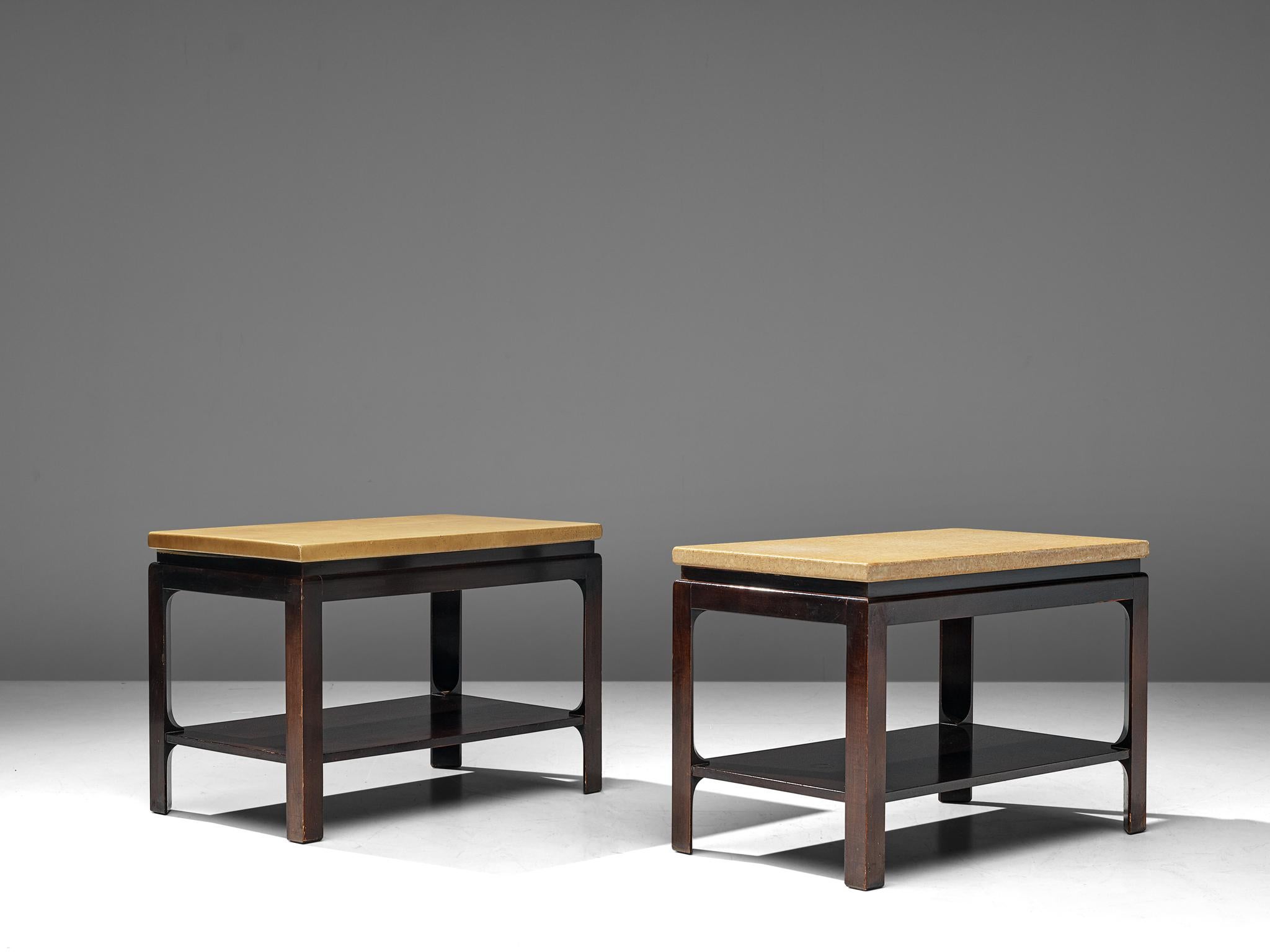 American Pair of 5015 Side Tables by Paul Frankl, circa 1951