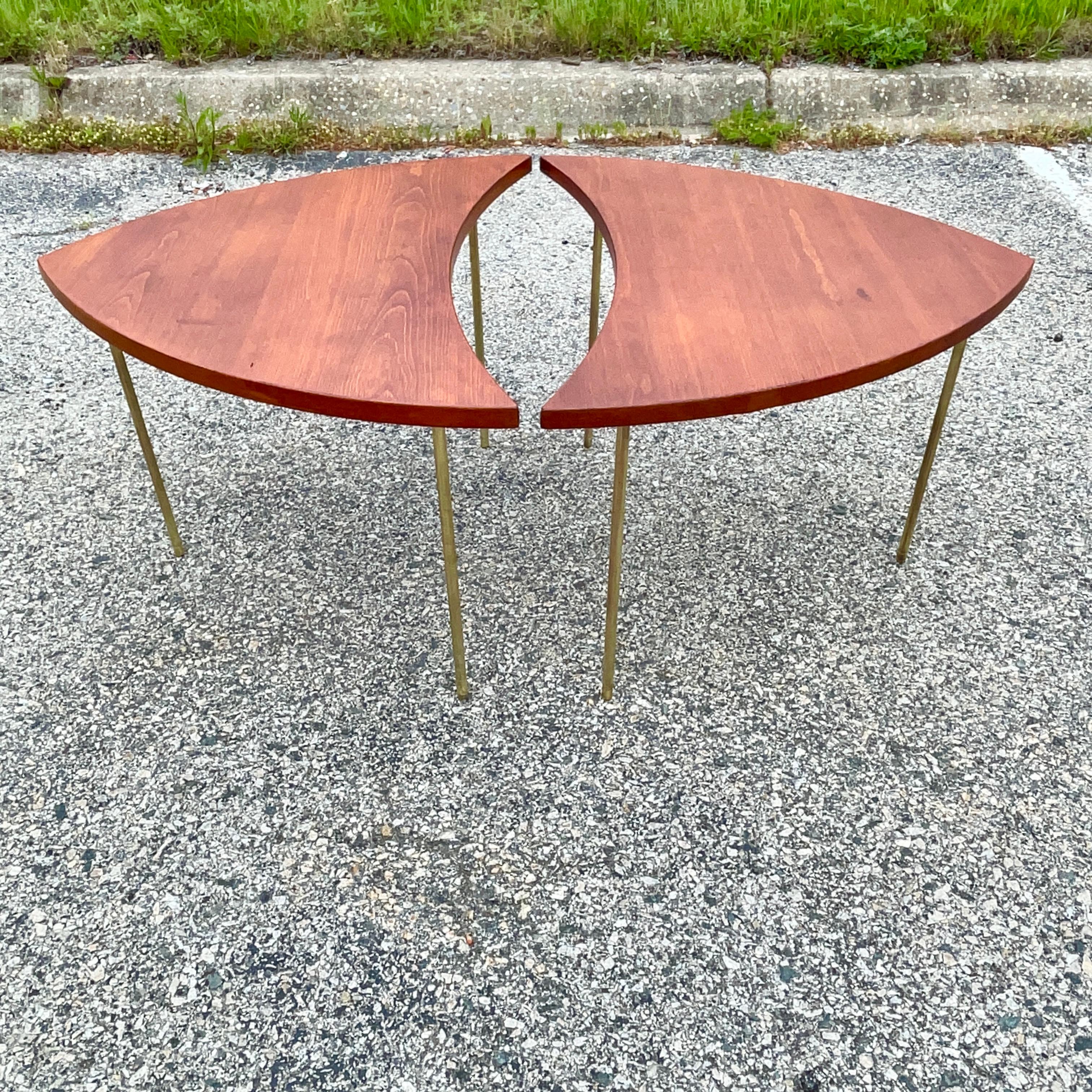 Pair of 523 Tables by Peter Hvidt and Olga Molgaard for France & Son 1
