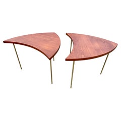 Pair of 523 Tables by Peter Hvidt and Olga Molgaard for France & Son