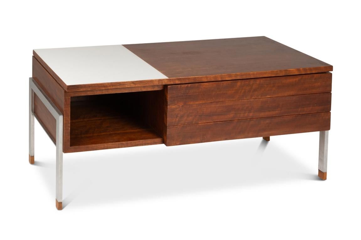 Coppia di cassettiere basse in teak degli anni '60 In condizioni buone in vendita a Saint-Ouen, FR