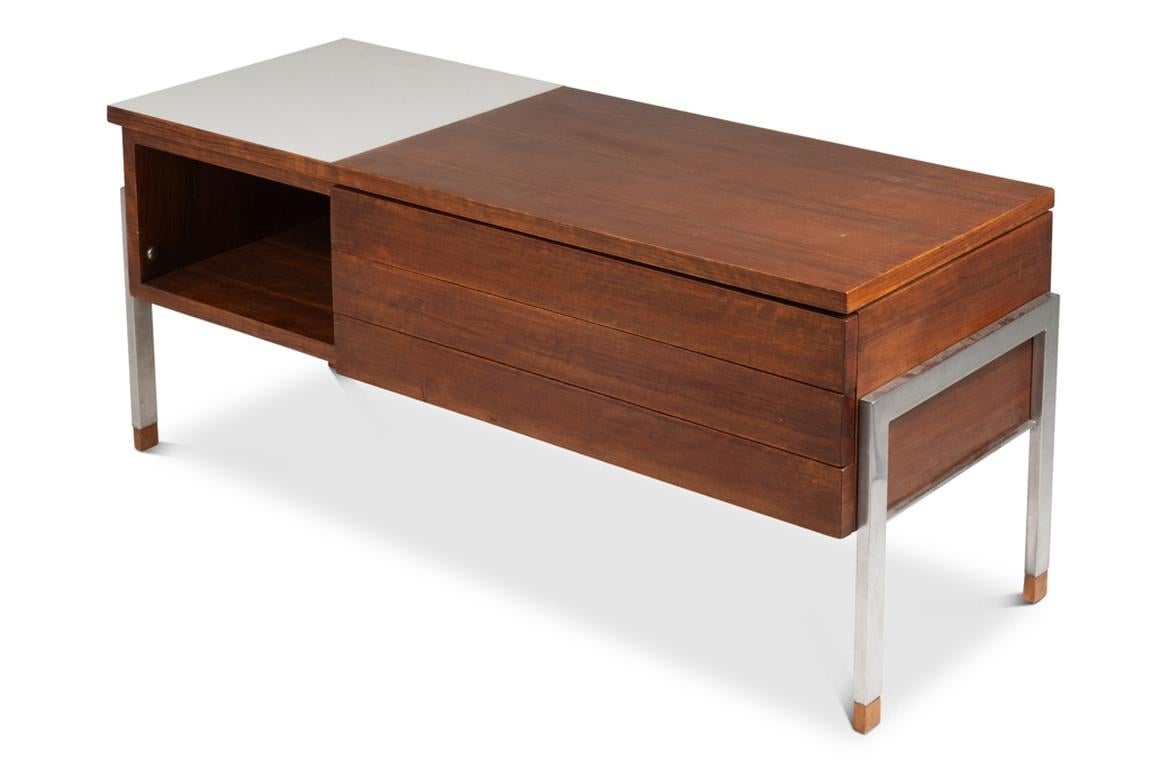 Teak Coppia di cassettiere basse in teak degli anni '60 in vendita