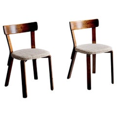 Pair of 69 chairs for Artek, by Aalvar Aalto