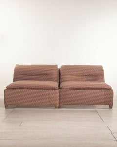 Pair of 70's Armchairs Mod.P10 Saporiti Design for Proposals