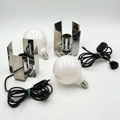 Paire de lampes designBILIA de Claudio Salocchi pour Lumenform Italy, années 70