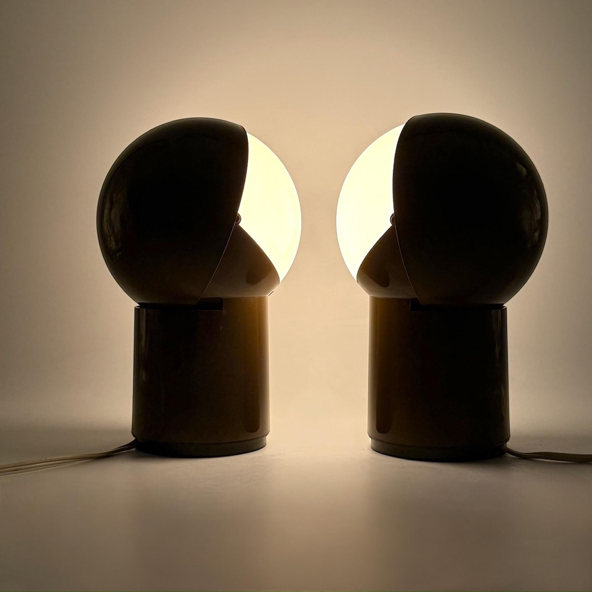 Pair of 70s Lamps 'Sfera Notte' Gagiplast - Space Age Design Icons 1