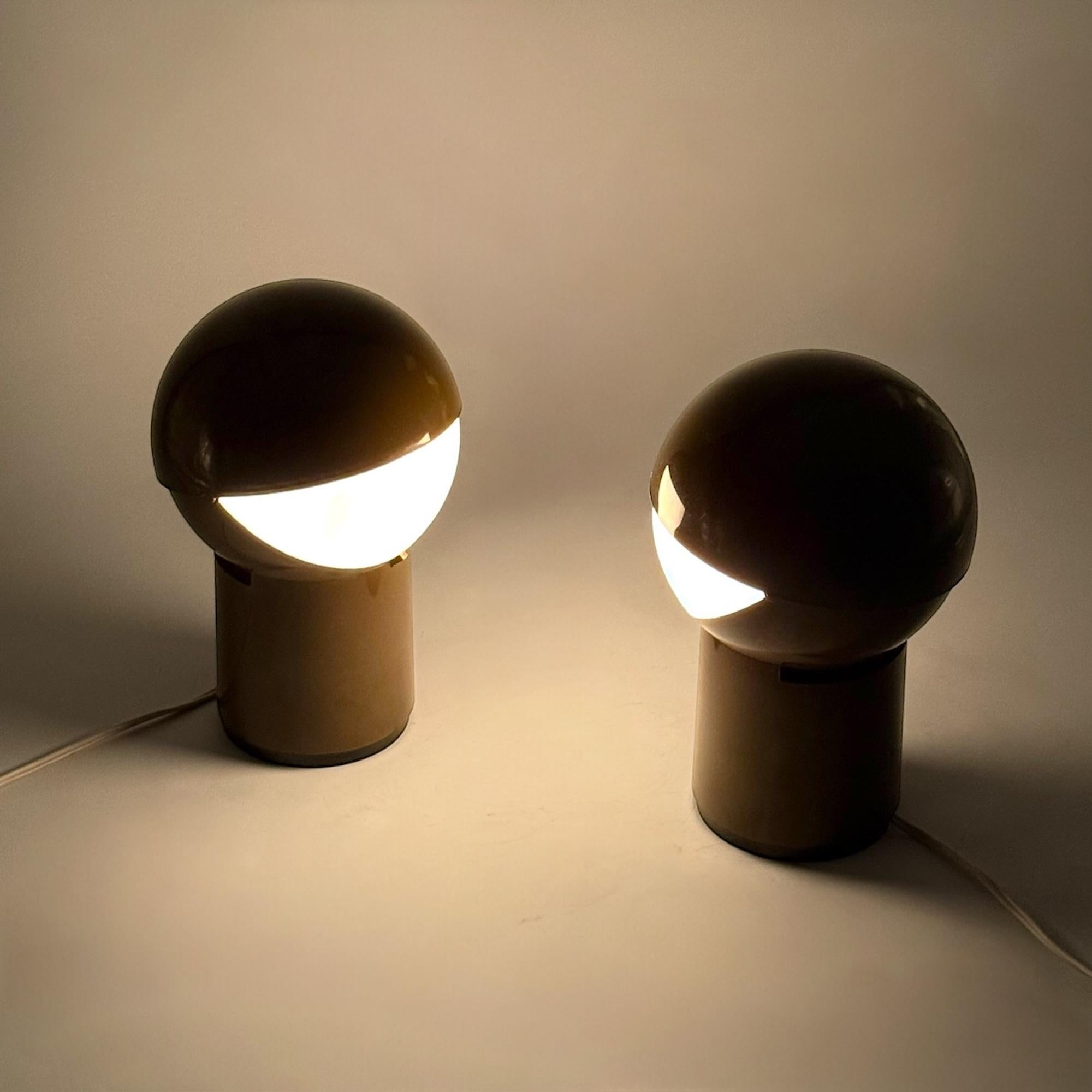 Pair of 70s Lamps 'Sfera Notte' Gagiplast - Space Age Design Icons 2