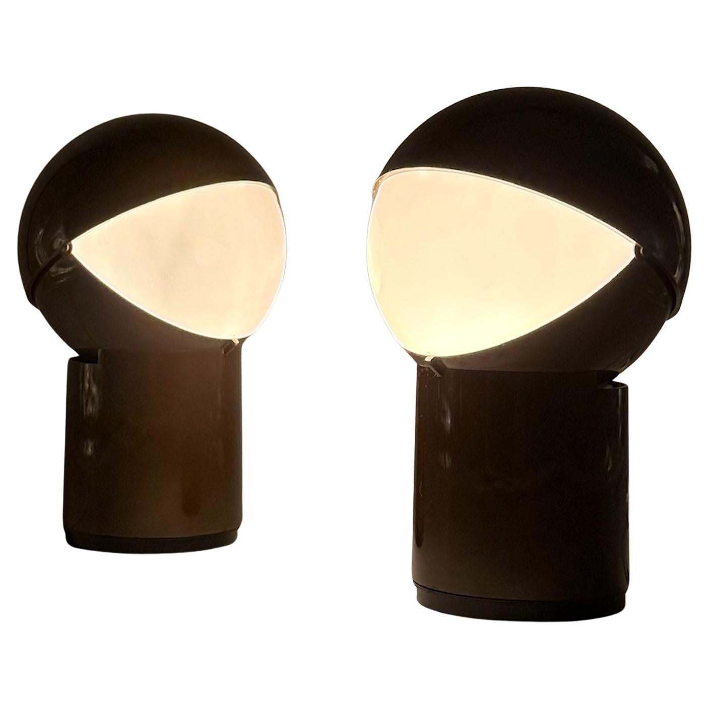 Pair of 70s Lamps 'Sfera Notte' Gagiplast - Space Age Design Icons