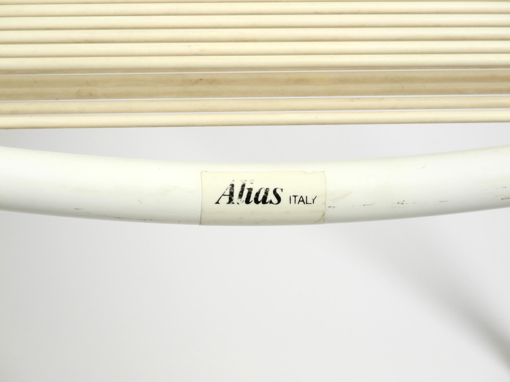 Pair of 70's white Spaghetti chairs by Giandomenico Belotti for Alias, Italy In Good Condition For Sale In München, DE