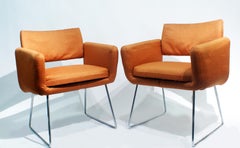 Pair of 760 Chairs by Joseph Andre Motte, France, 1957 for Steiner, Paris