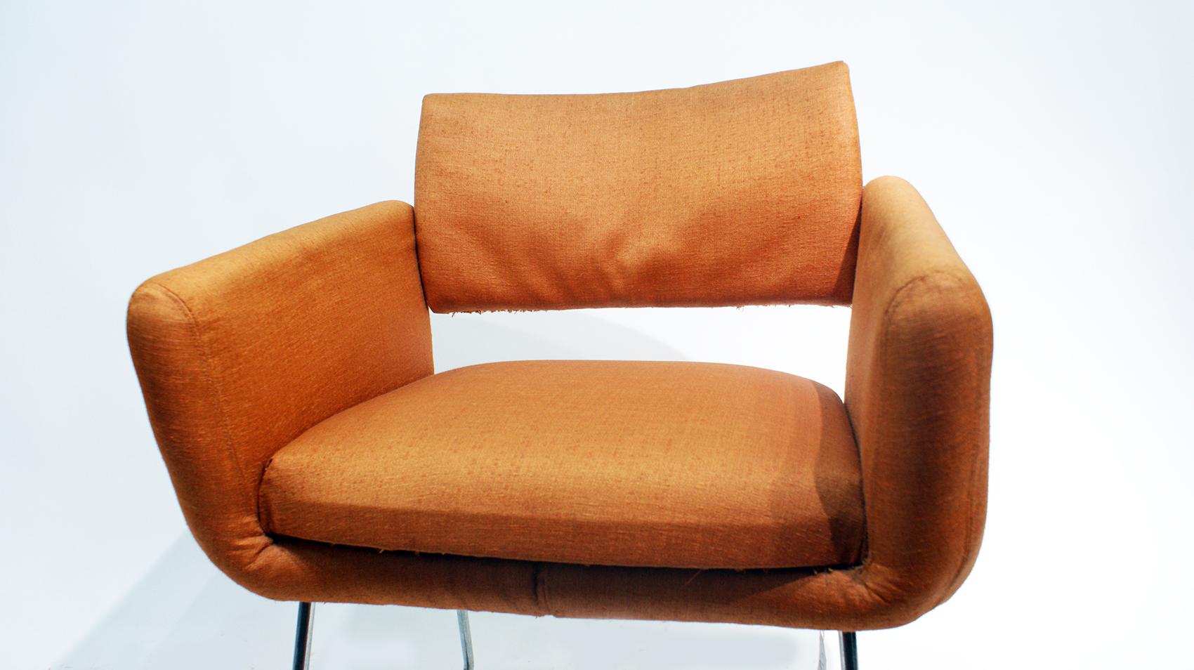 Pair of 760 Chairs by Joseph Andre Motte, France, 1957 for Steiner, Paris In Good Condition For Sale In Beirut, LB