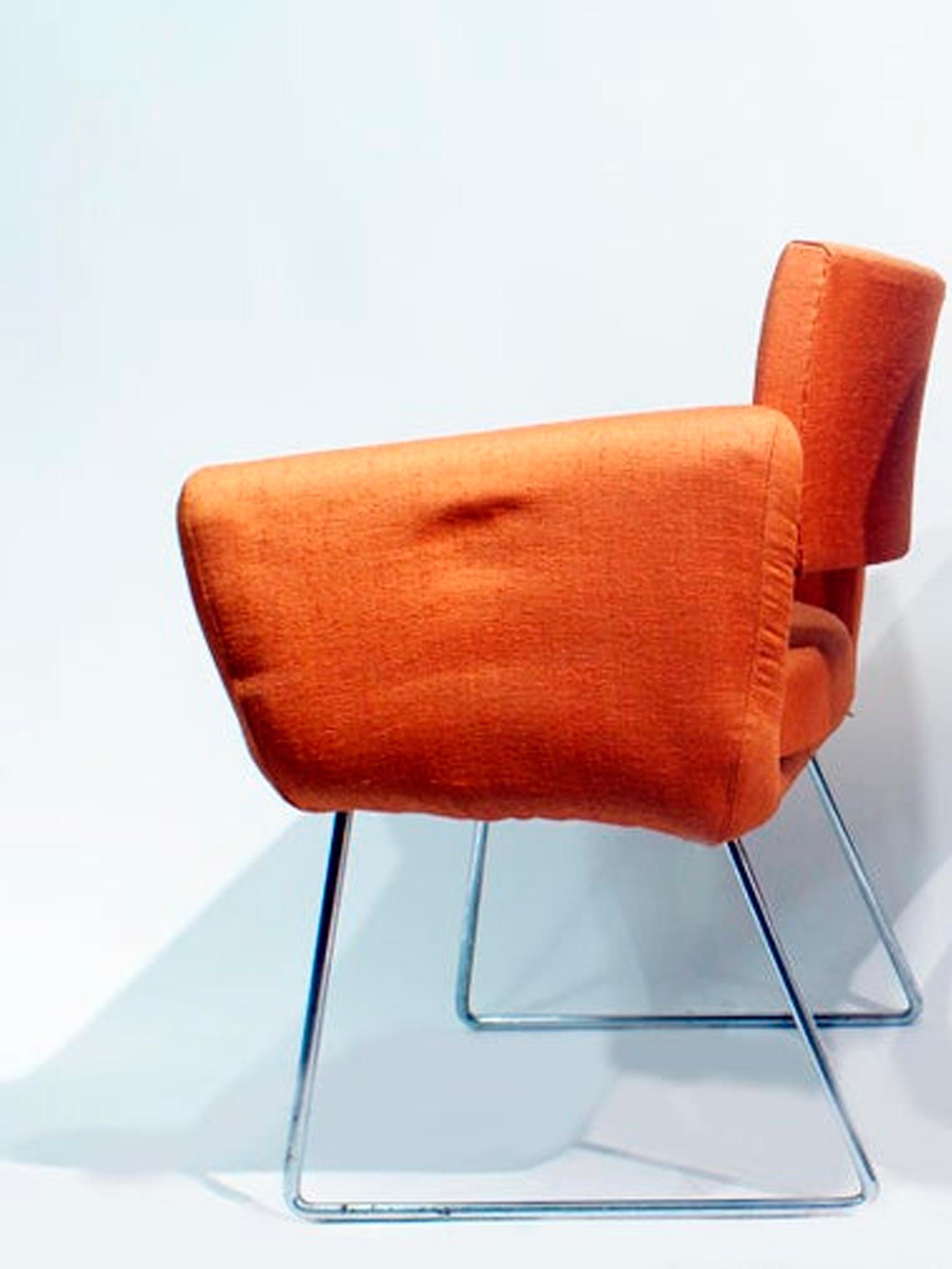 Pareja de 760 sillas de Joseph Andre Motte, Francia, 1957 para Steiner, París en venta 1