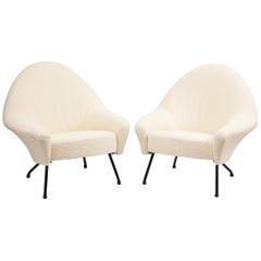 Pair of "770" Armchairs by Joseph-André Motte, France, 1958