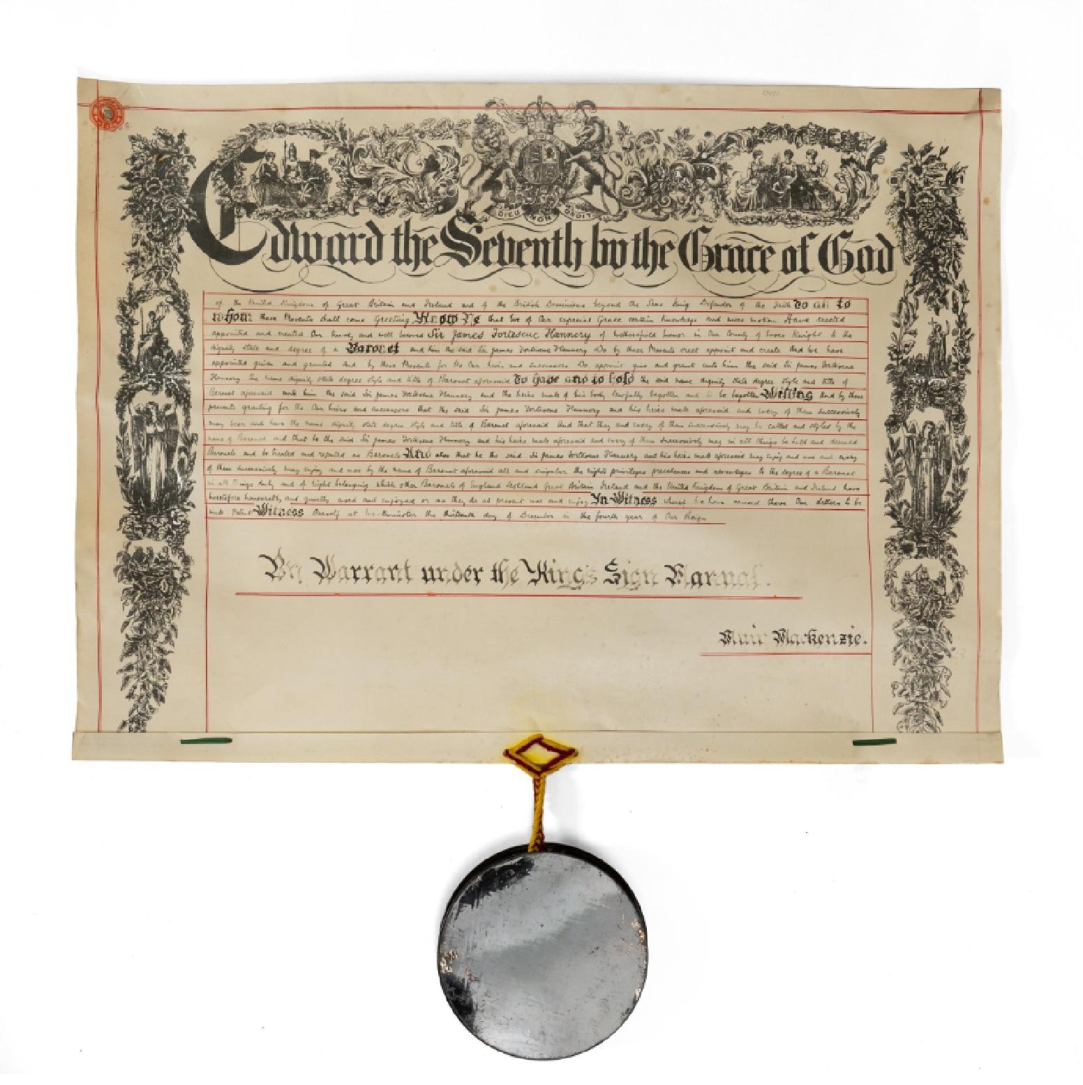 PAiR VON 7'9 FEET TALL HENRY JAMYN BROOKS GEMÄLDE SIR JAMES & LADY FLANNERY im Angebot 10