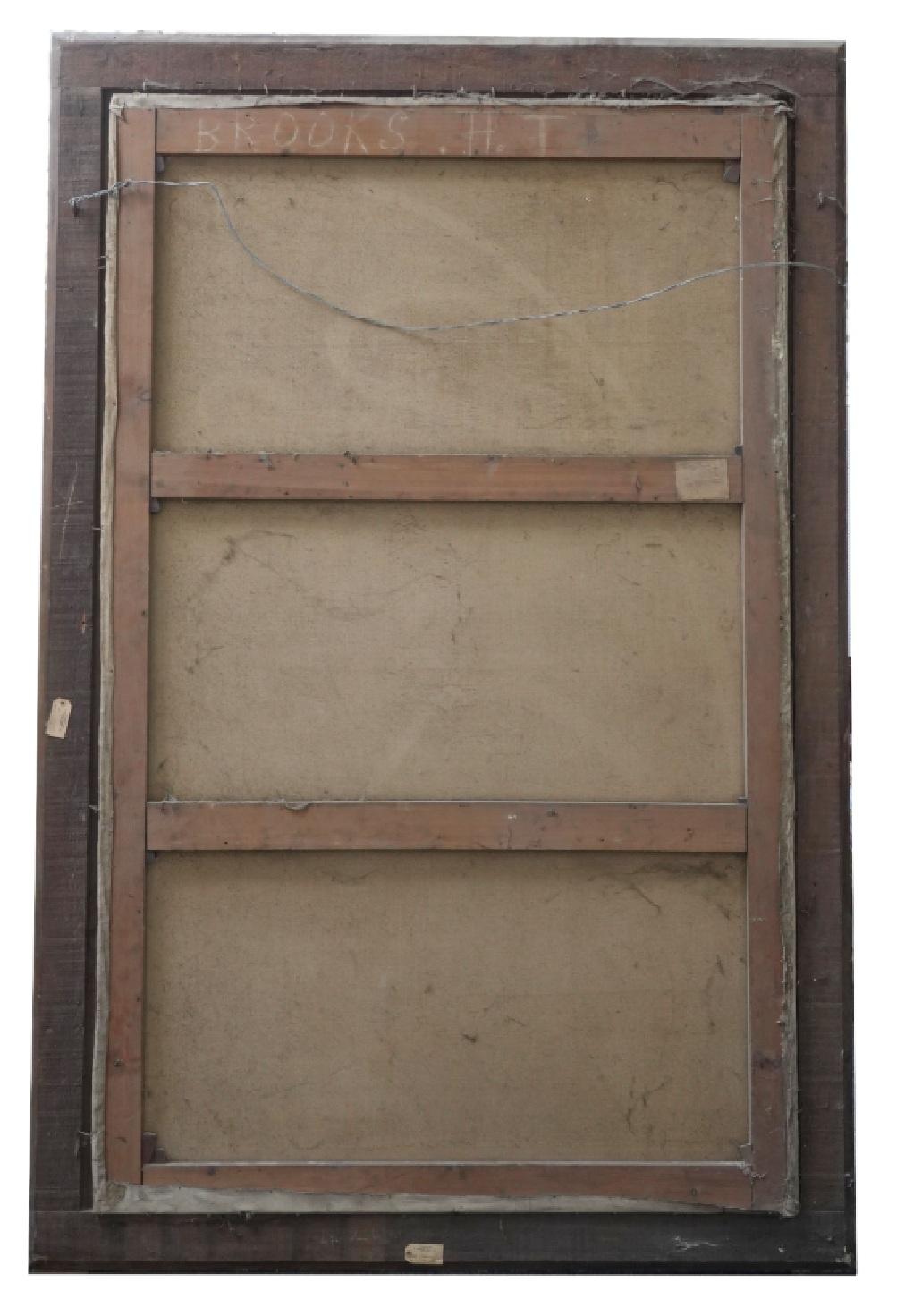 PAiR VON 7'9 FEET TALL HENRY JAMYN BROOKS GEMÄLDE SIR JAMES & LADY FLANNERY (Frühes 20. Jahrhundert) im Angebot