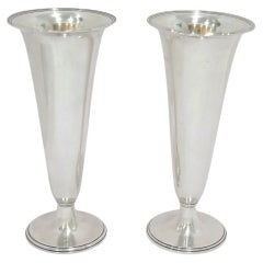 Sterling Silver Tiffany & Co. Antique Vases