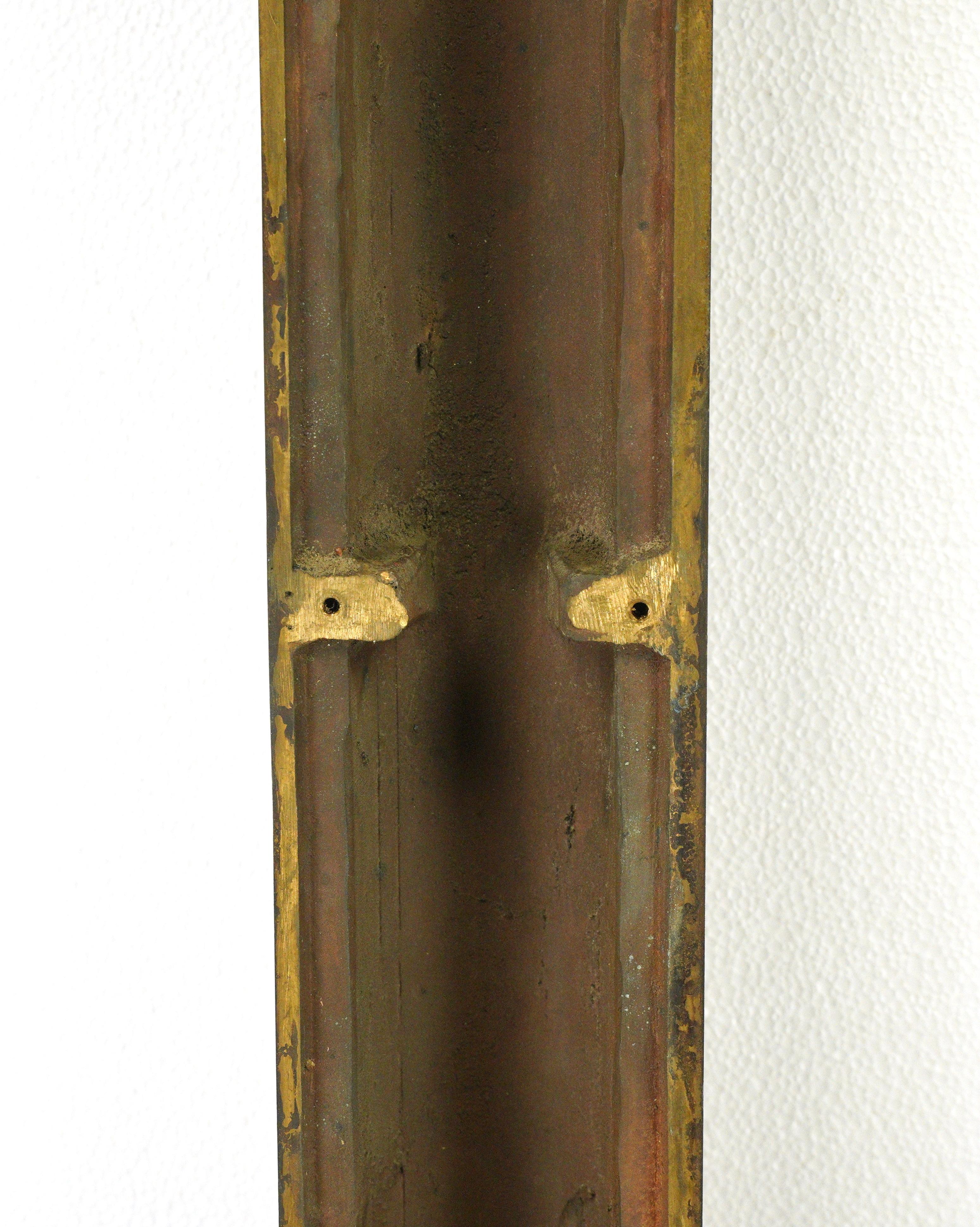 Pair of 87 in. Bronze Ionic Door Columns For Sale 7