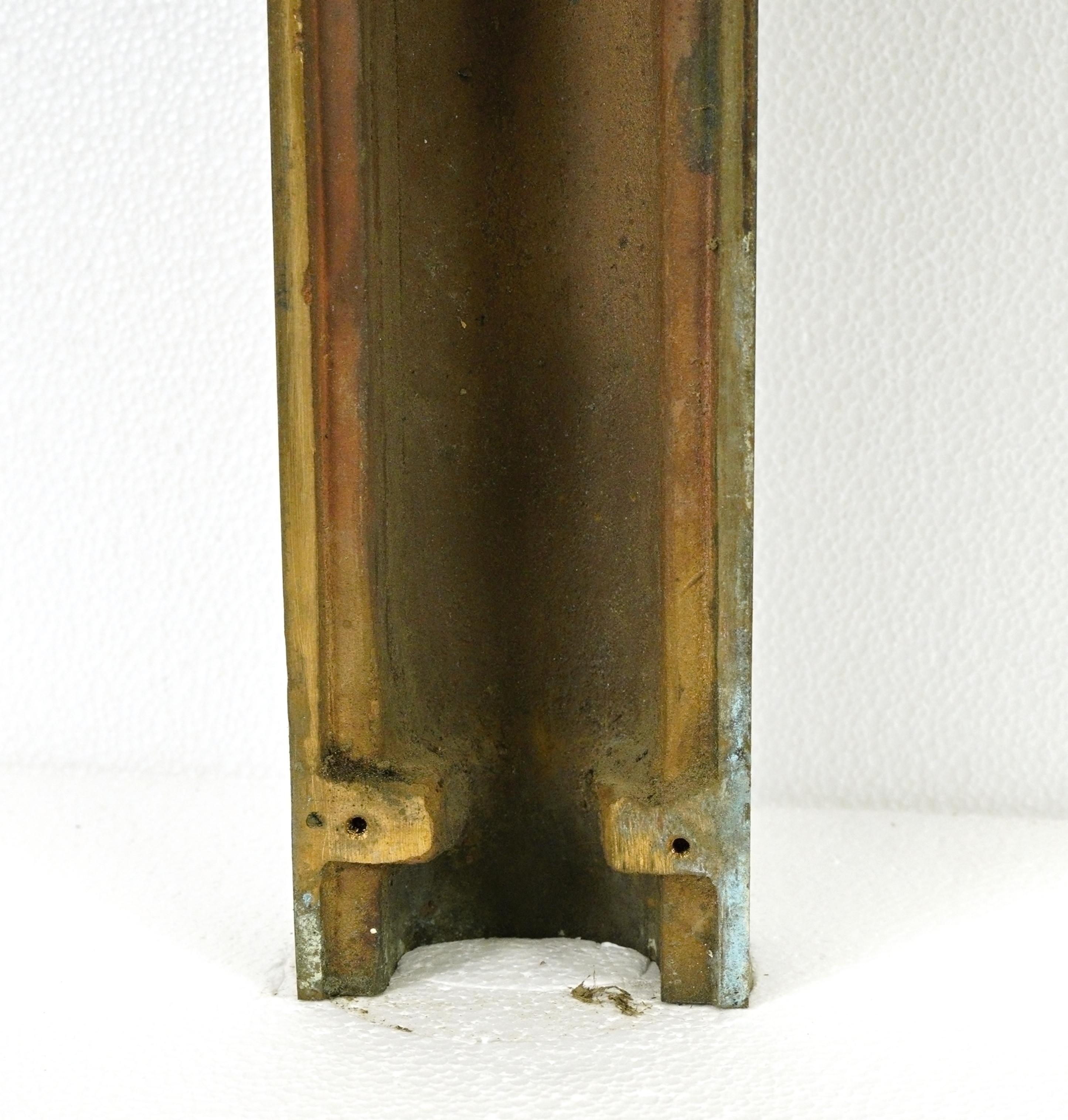 Pair of 87 in. Bronze Ionic Door Columns For Sale 10