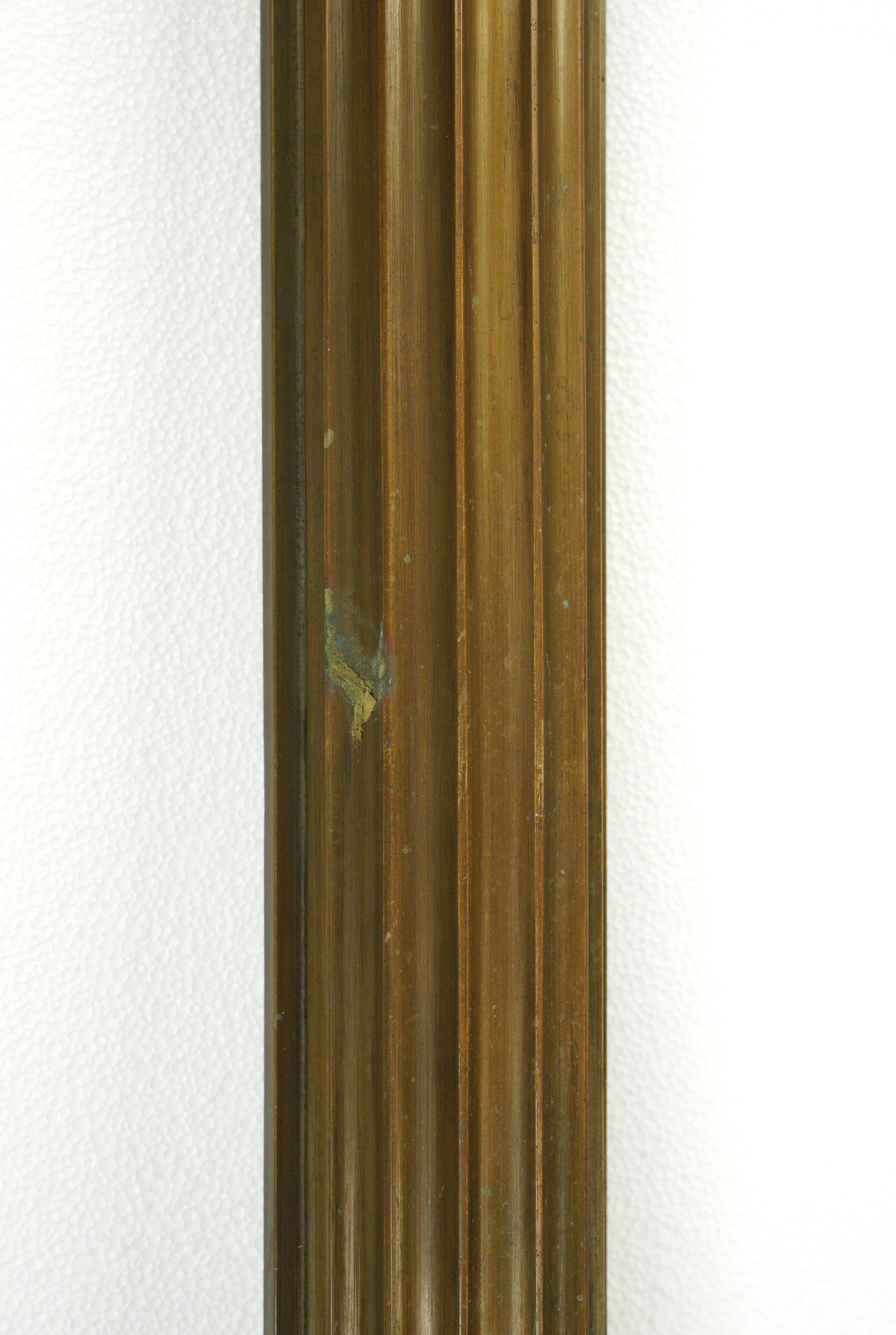 American Pair of 87 in. Bronze Ionic Door Columns For Sale