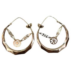 Pair of 9 Karat Yellow Gold Earrings