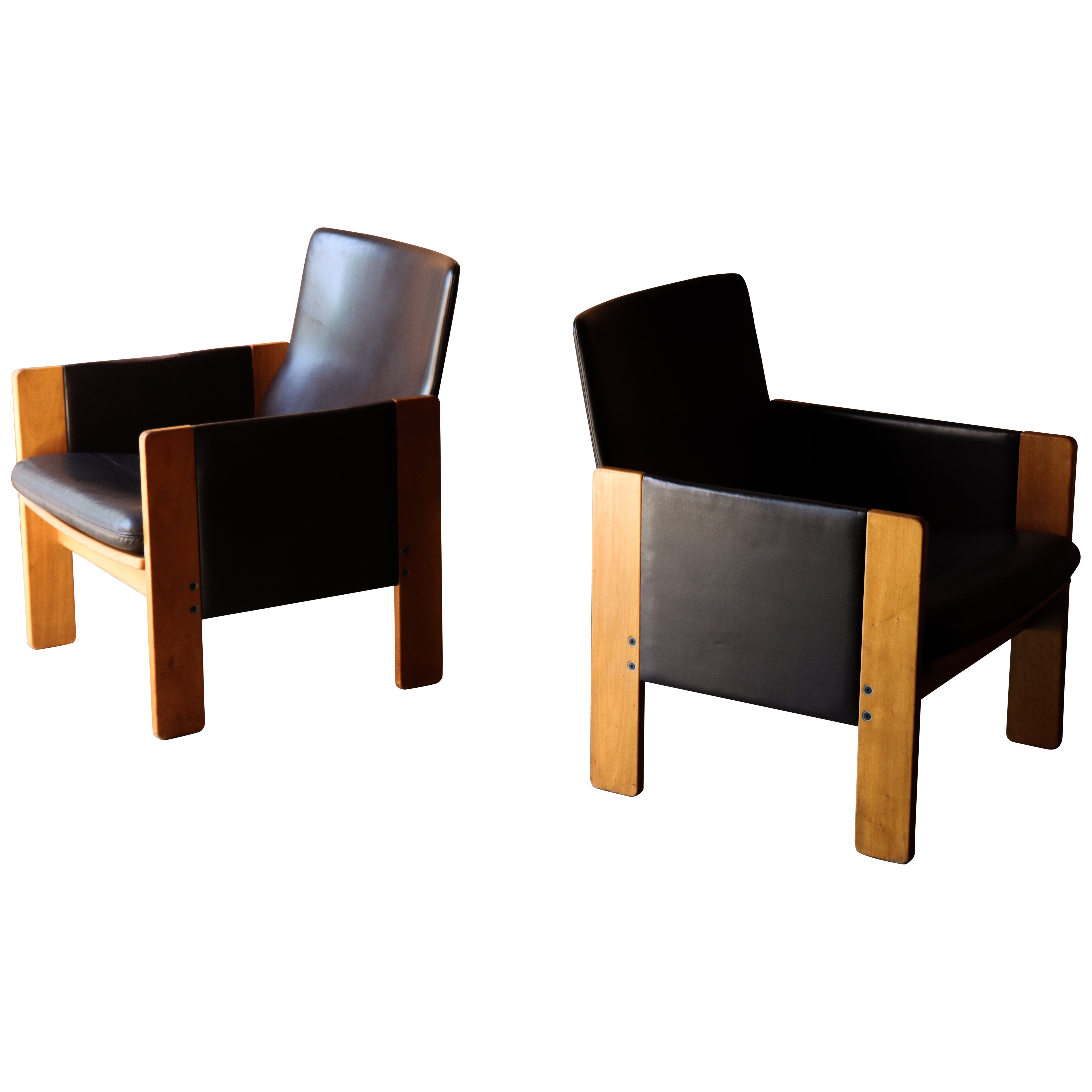 Paire de fauteuils "917" par Afra & Tobia Scarpa pour Cassina 1962 en vente