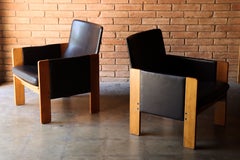 Paire de fauteuils "917" par Afra & Tobia Scarpa pour Cassina 1962