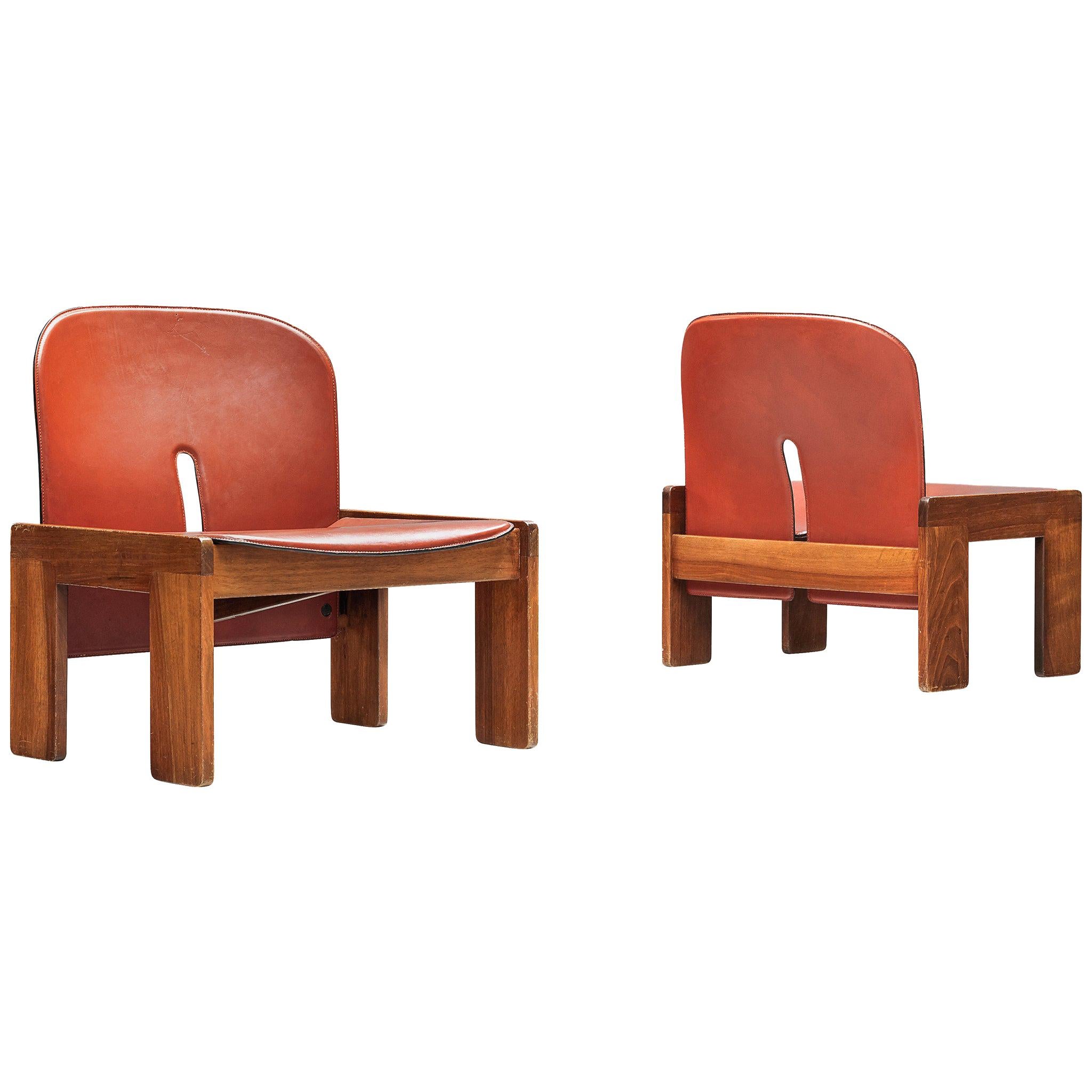 Pair of '925' Easy Chairs by Afra & Tobia Scarpa