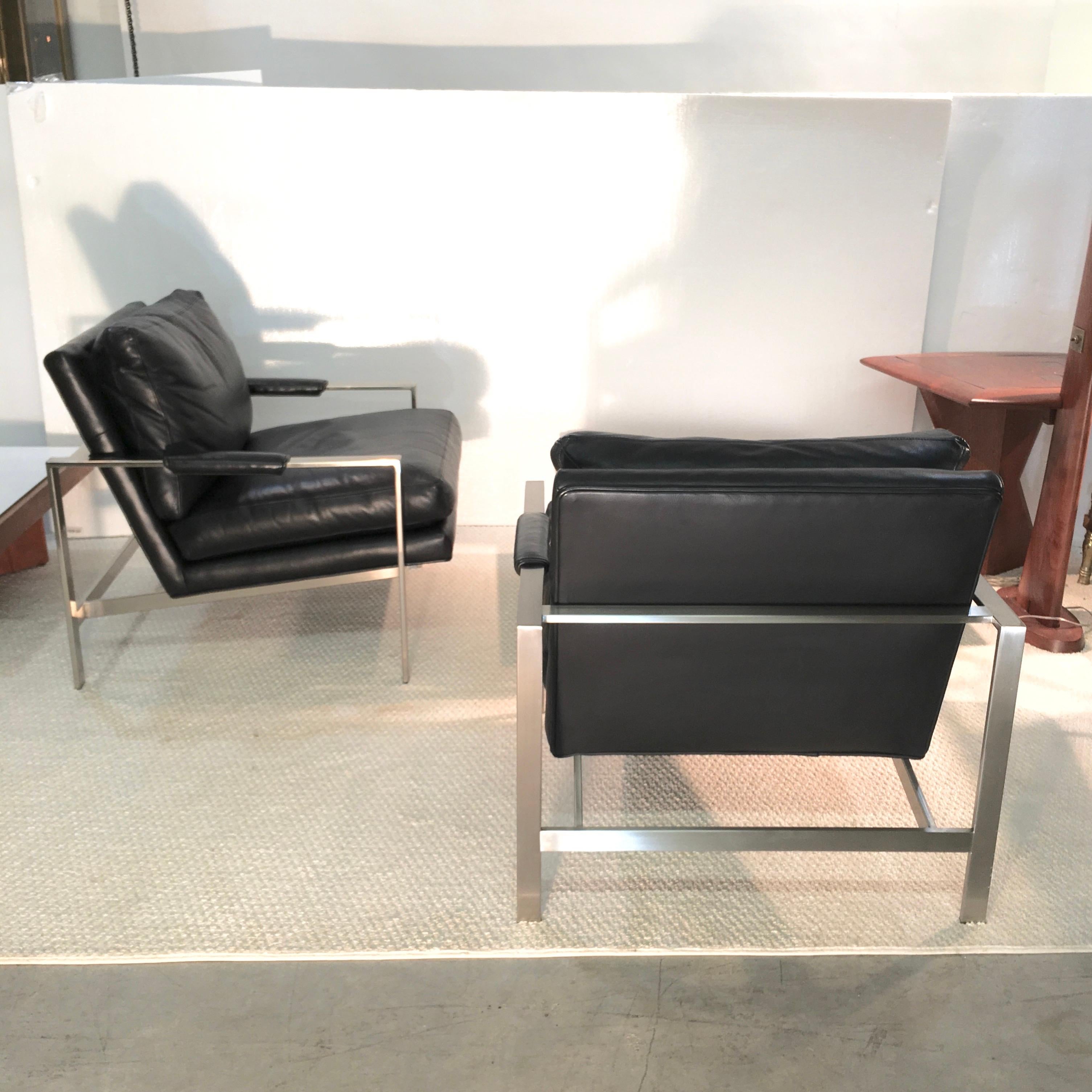 Pair of 951 Lounge Chairs by Milo Baughman for Thayer Coggin 3