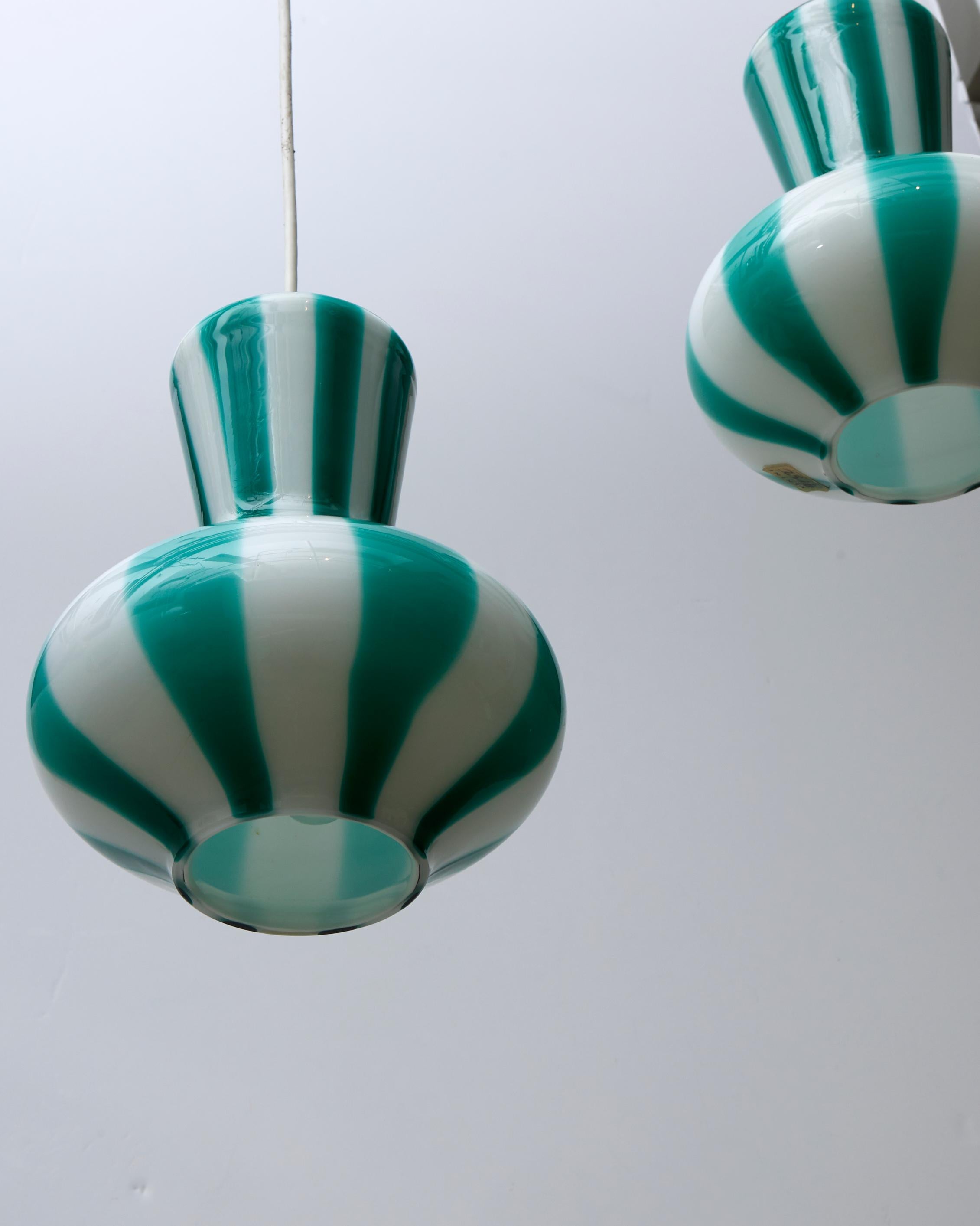 Paire de plafonniers Fasce Verticale, Modèle 4040 Venini Excellent état - En vente à New York, NY
