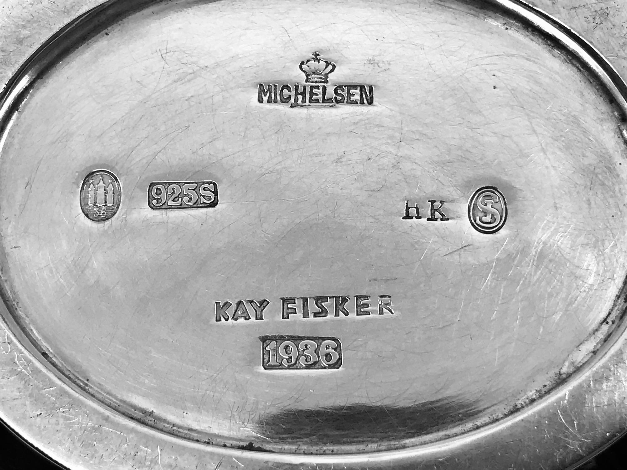 Pair of A. Michelsen Sauce Boats by Kay Fisker In Good Condition In Hellerup, Hellerup