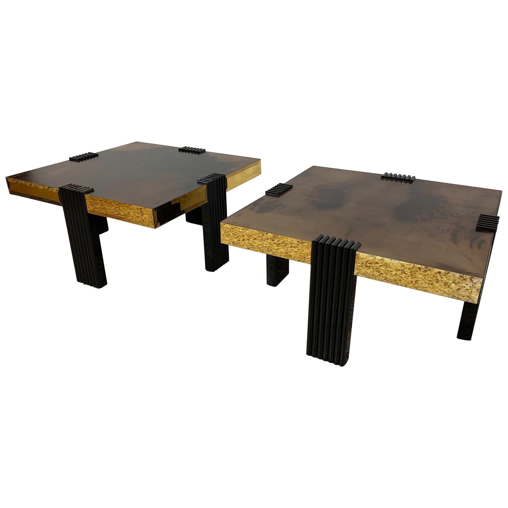 Pair of Italian Coffee Tables For Sale at 1stDibs italian coffee