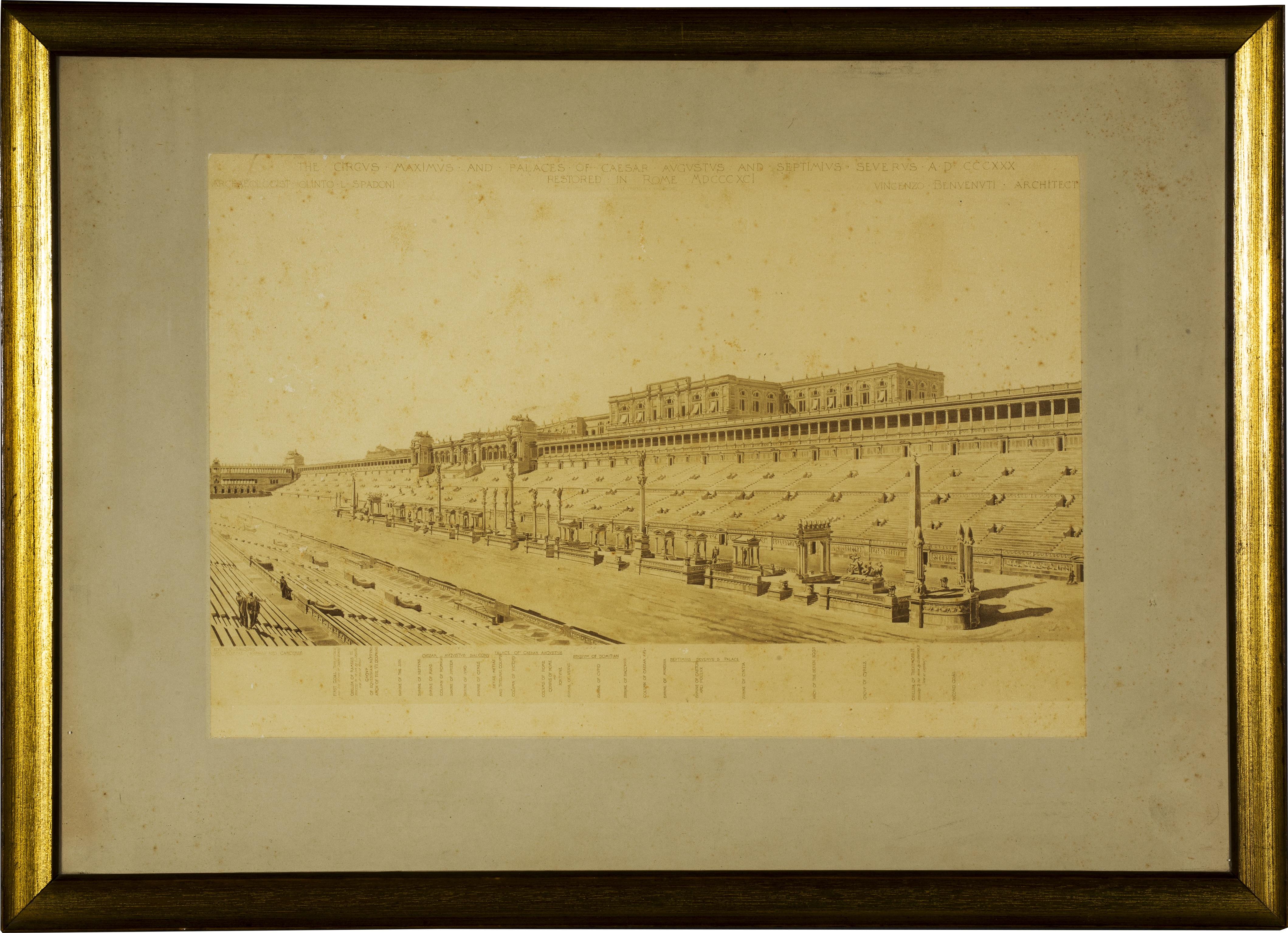 Paire de lithographies d'époque du Grand Tour italien Bon état - En vente à Roma, IT