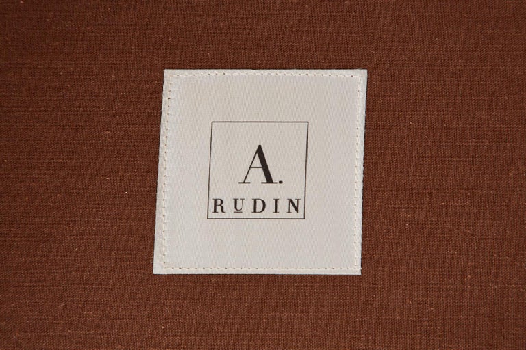 Pair of A. Rudin Art Deco Leather Lounge Chairs at 1stDibs