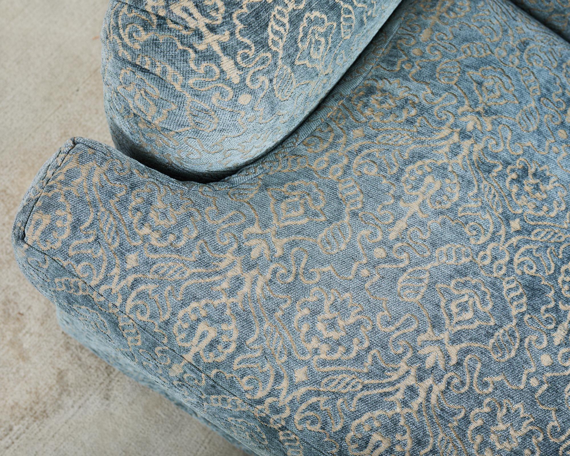 Pair of A. Rudin Attributed Upholstered Lounge Chairs 11