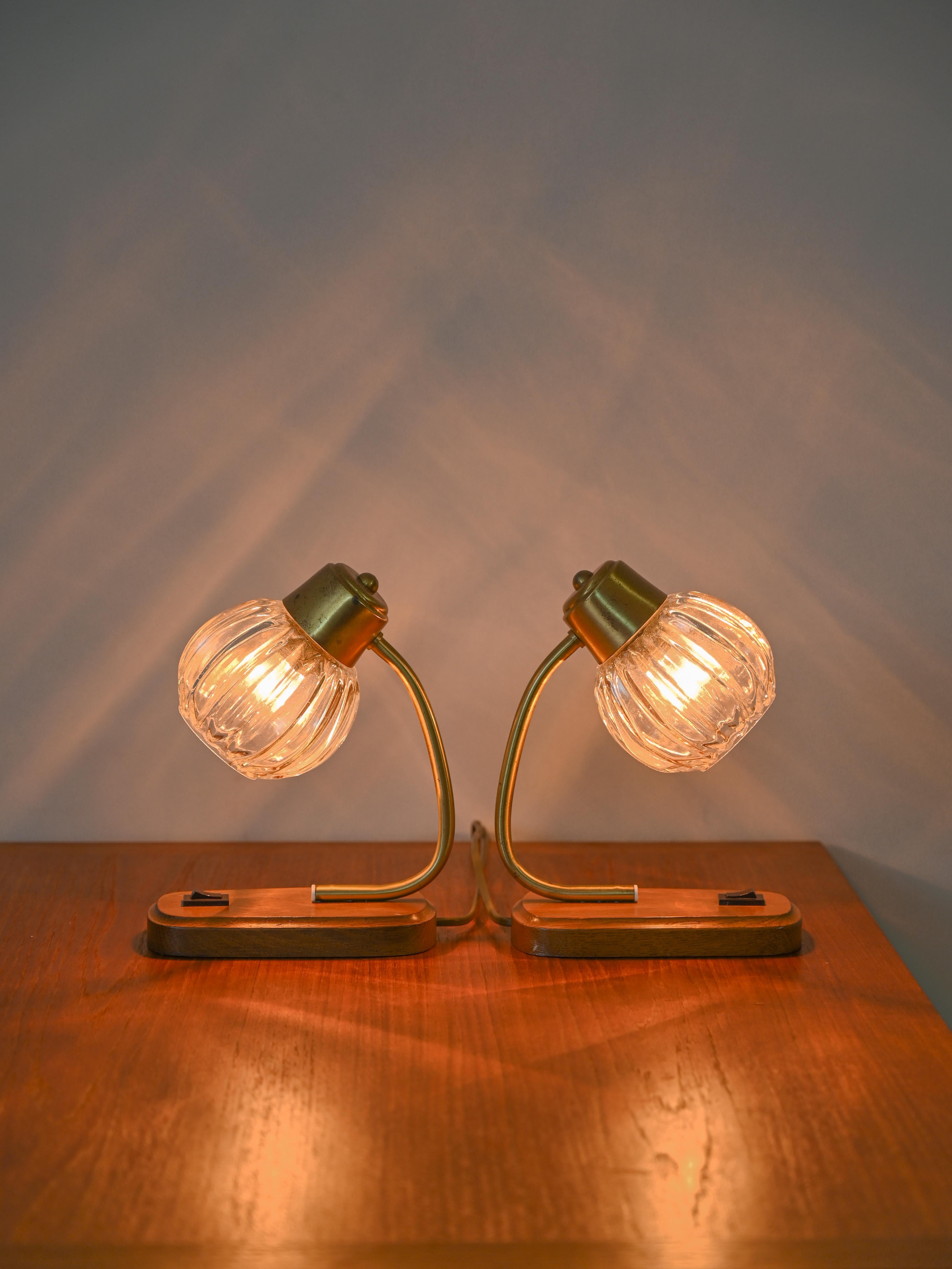 Scandinavian Modern Pair of Abat-Jours by Paul Neuhaus