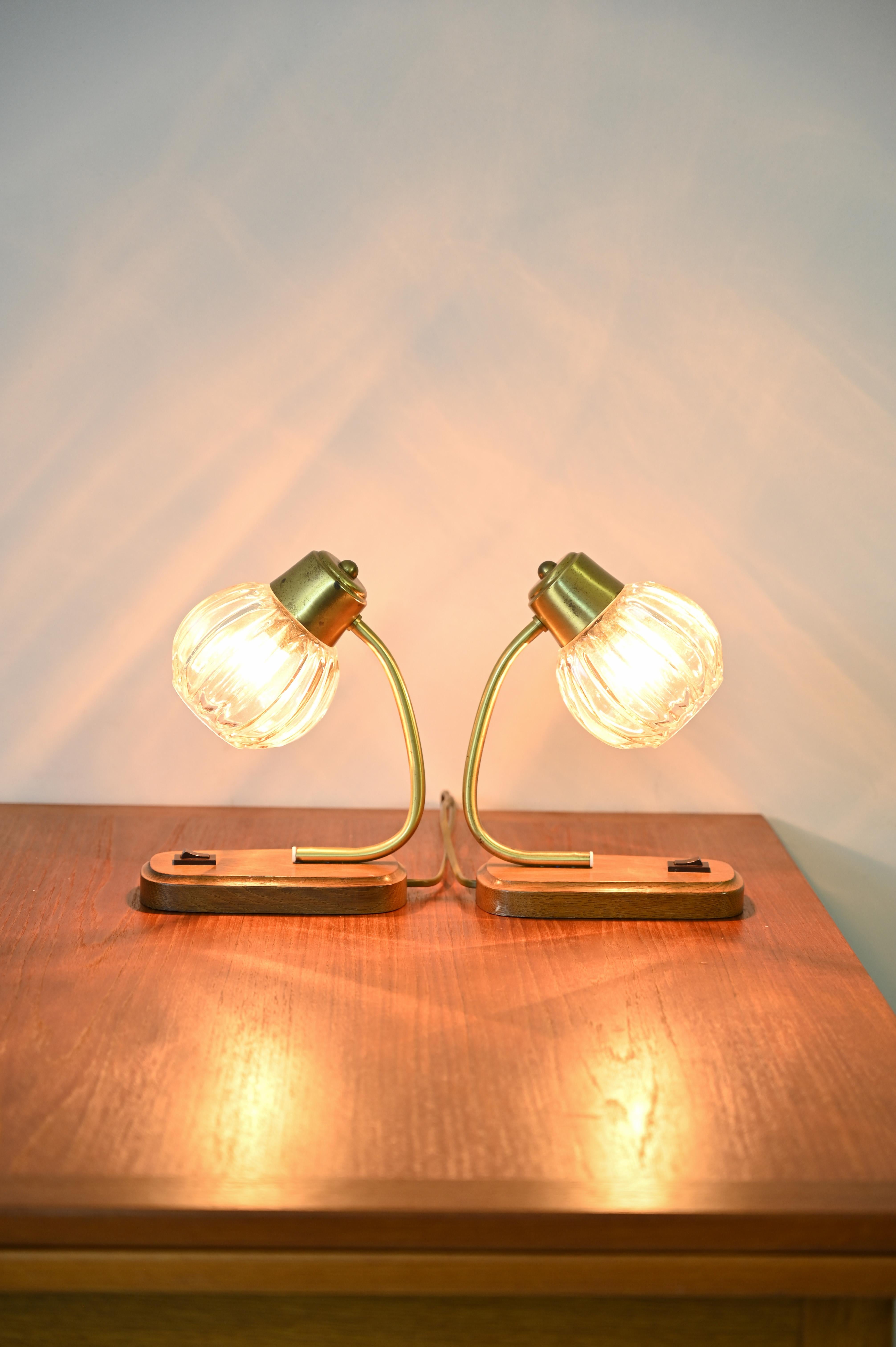 Scandinavian Pair of Abat-Jours by Paul Neuhaus