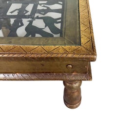 Pair of Decorative brass side tables