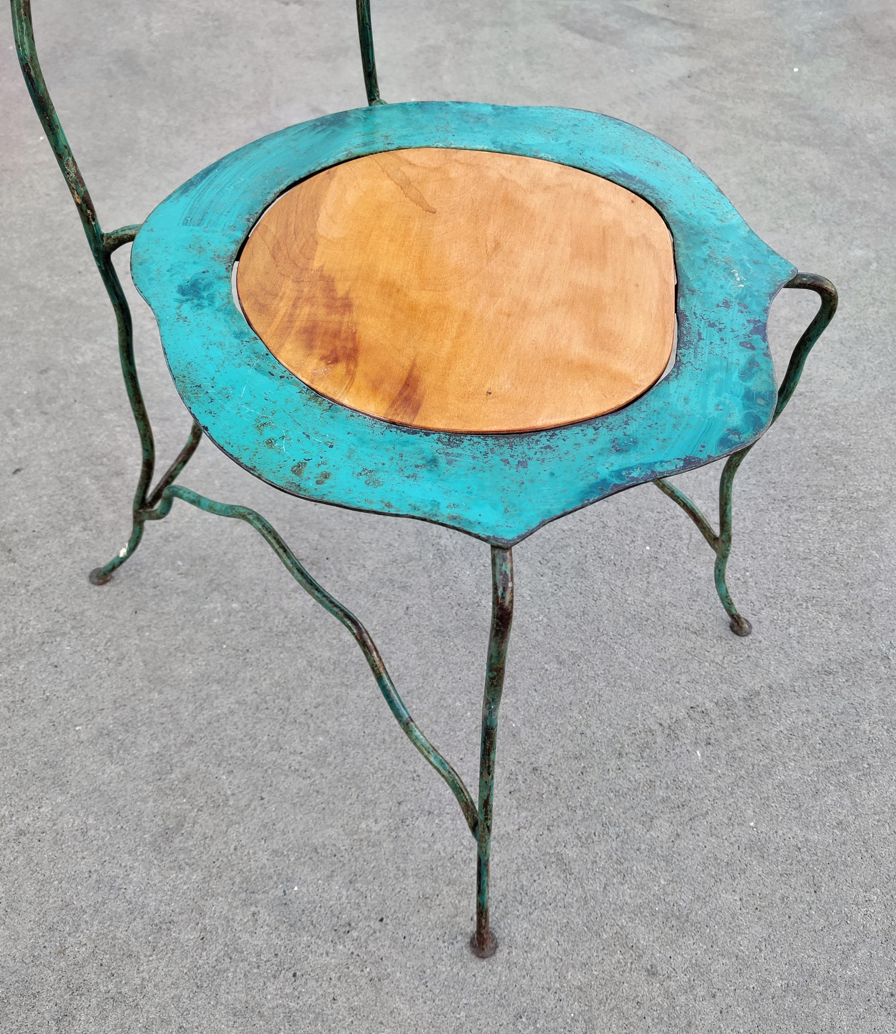 Pair of Abstract Art Chairs Attributed to Bohuslav Horak, Czechoslovakia, 1980s For Sale 2