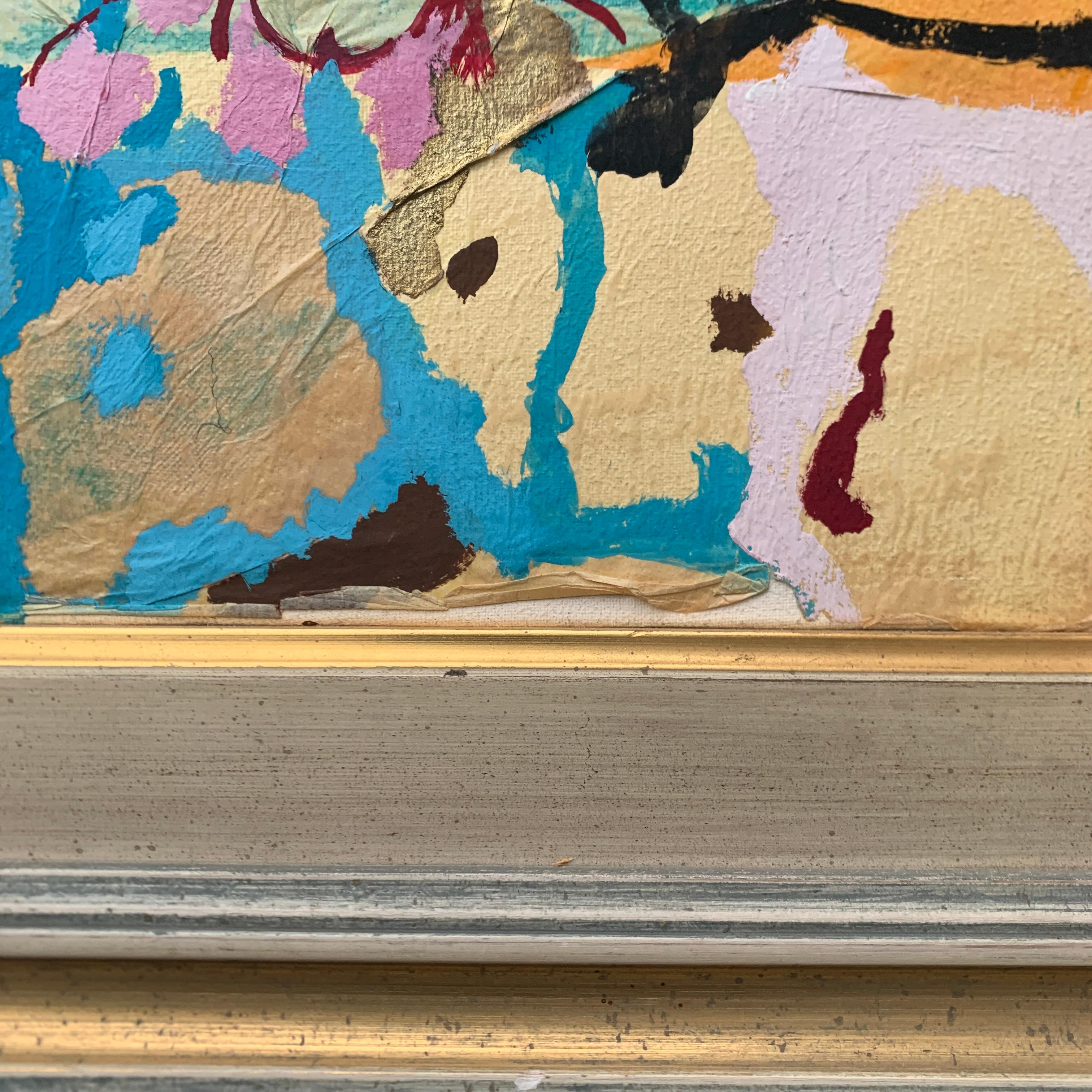 Pareja de obras de arte abstractas italianas de los años 70 en venta 3