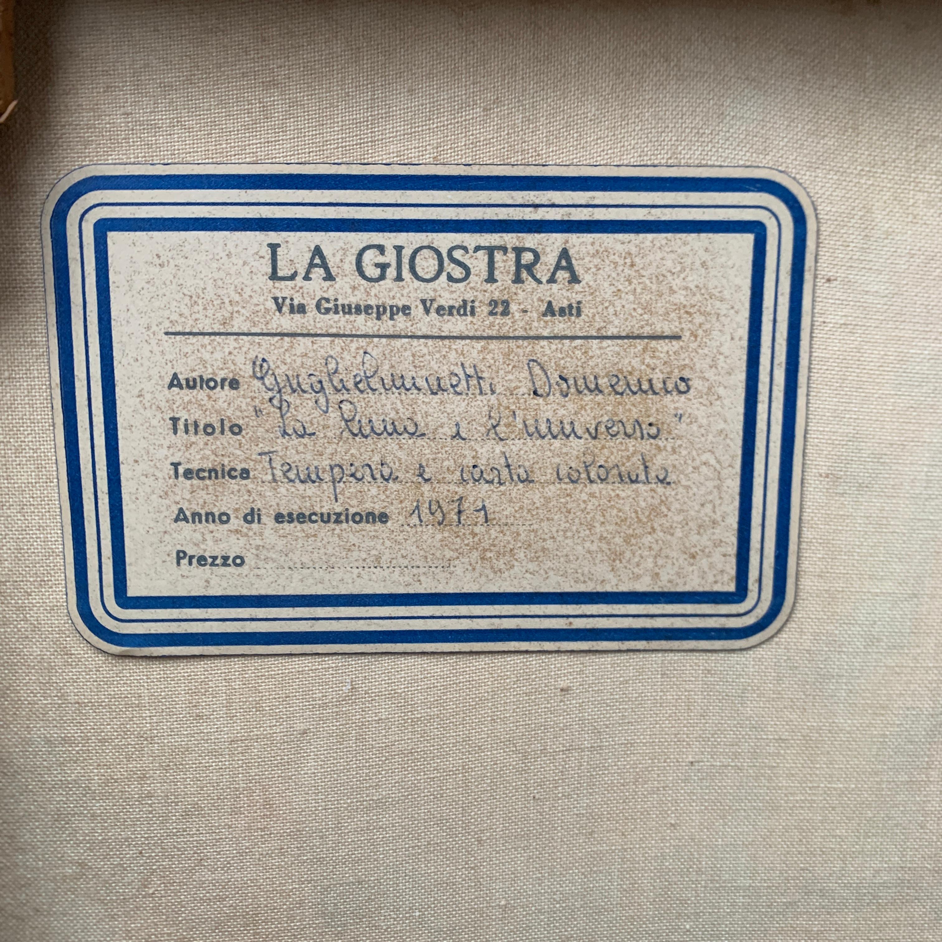 Pareja de obras de arte abstractas italianas de los años 70 en venta 5